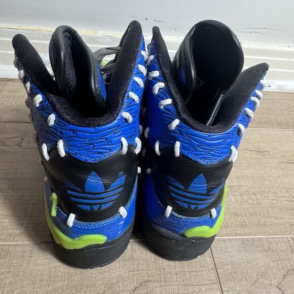 RARE Adidas US 11 Attitude Hi Jeremy Scott JS Mad Balls Logo Frankenstein M18992